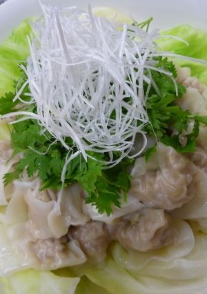 簡単!美味しい!茹でワンタン!-レシピのメイン写真