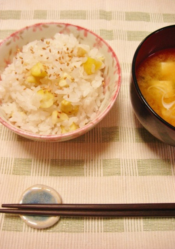 お鍋で栗ごはん＊炊飯器が無いの～！-レシピのメイン写真