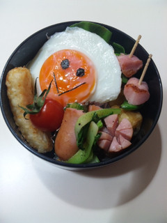 キャラクター弁当★にこちゃん目玉焼き-レシピのメイン写真