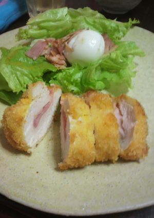 とりむねのチキンカツオーロラソースで-レシピのメイン写真