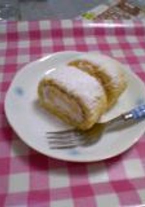 米粉のロールケーキ-レシピのメイン写真