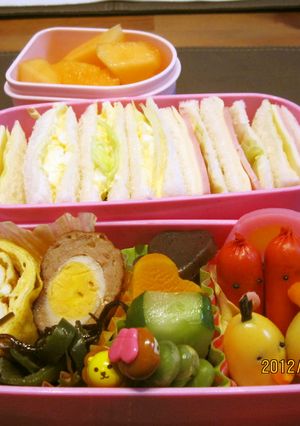 終業式inサンドウィッチ弁当-レシピのメイン写真