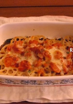 レンコンのトマトチーズ焼き-レシピのメイン写真