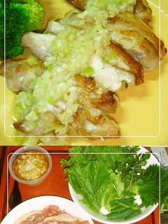 鉄板焼きに♪鶏モモ肉の葱塩ダレ-レシピのメイン写真