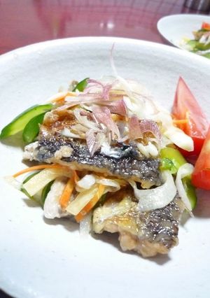 サンマの黒酢漬け✿野菜もたっぷり-レシピのメイン写真