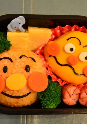 キャラ弁☆アンパンマンとカレーパンマン-レシピのメイン写真