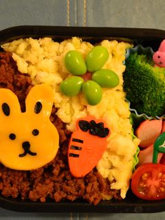 簡単キャラ弁☆うさぎちゃん♪-レシピのメイン写真