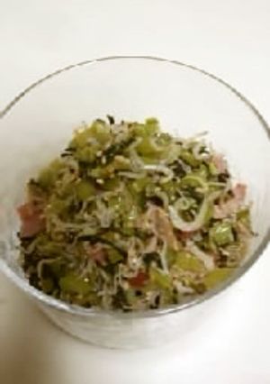 『野沢菜ベーコンふりかけ』-レシピのメイン写真