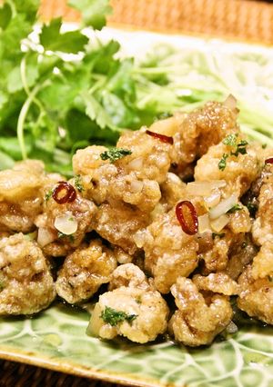 鶏なんこつの唐揚げ♪甘辛ナンプラーだれ-レシピのメイン写真