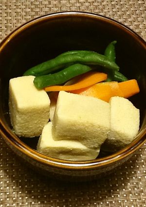 簡単！高野豆腐の煮物-レシピのメイン写真