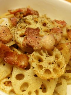 ☆超簡単レンコンとベーコンのチーズ炒め☆-レシピのメイン写真