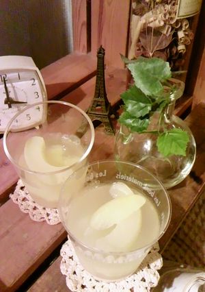 簡単 もものゼリー♪-レシピのメイン写真