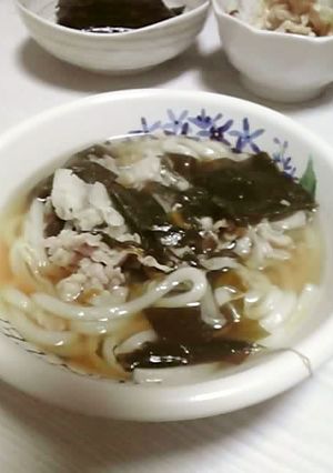 お味噌汁の残り物で簡単うどん？！-レシピのメイン写真