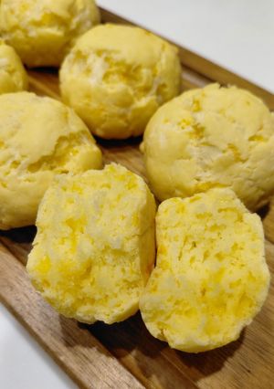 軽ふわ米粉チーズプチパン♪-レシピのメイン写真