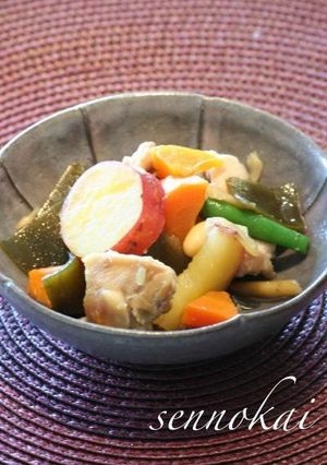 簡単おふくろの味☆鶏と秋野菜の煮物-レシピのメイン写真