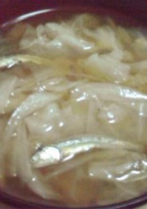 レンジで一人前でもしっかりダシ旨味噌汁-レシピのメイン写真