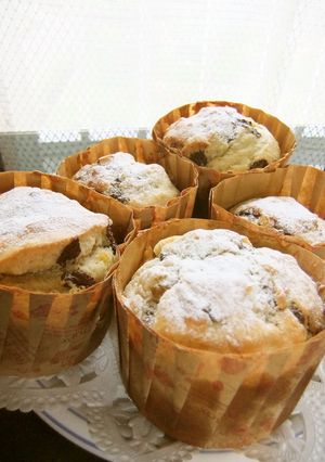 豆乳＆バナナ＆チョコのカップケーキ♡-レシピのメイン写真