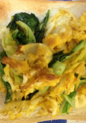 まさかの白菜たまごパン-レシピのメイン写真