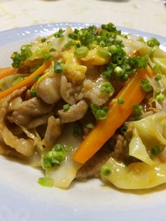 キャベツと豚肉と卵の甘酢炒め-レシピのメイン写真