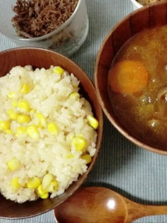 ビールで炊き込みごはん-レシピのメイン写真