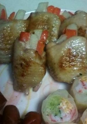 鶏手羽巻き-レシピのメイン写真