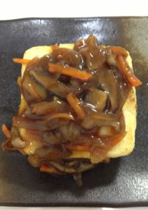 豆腐の甘酢あんかけ-レシピのメイン写真