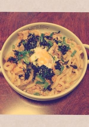 簡単！豚キムチうどん♡-レシピのメイン写真