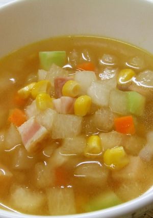 とうがんのコロコロ野菜スープ-レシピのメイン写真
