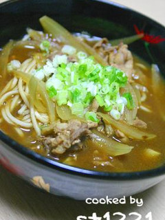 カレーそば-レシピのメイン写真