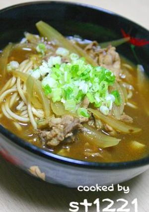 カレーそば-レシピのメイン写真