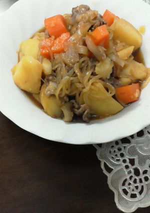 すき焼きのタレで肉じゃが！！-レシピのメイン写真