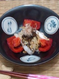 白菜とトマトの簡単和えもの-レシピのメイン写真