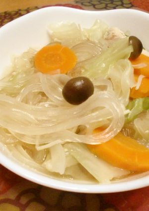 マロニーで♪食べる野菜スープ♪-レシピのメイン写真