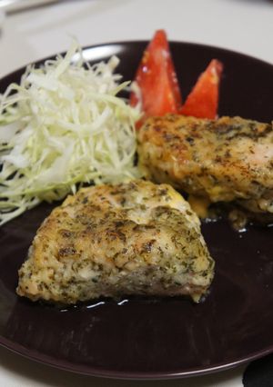 鶏胸肉のチーズ焼き-レシピのメイン写真