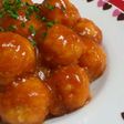 柔らかヘルシーチキンボールのケチャップ煮