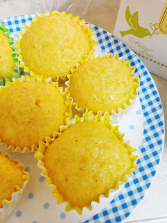 秋ニンジンのふんわり蒸しパン-レシピのメイン写真