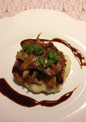 鶏もも肉のきのこ黒酢ソース-レシピのメイン写真