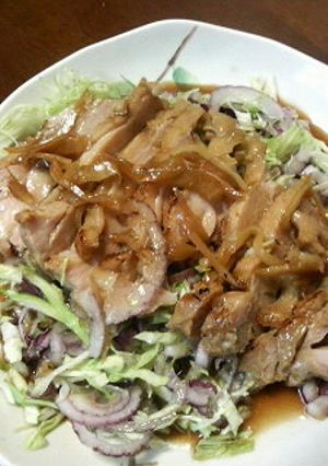 ジンジャー鶏モモハム-レシピのメイン写真