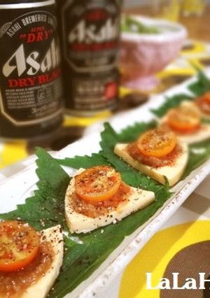 ピリッとコクうま味噌onチーズ-レシピのメイン写真