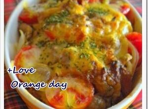 さば味噌煮缶のトマトチーズ焼き-レシピのメイン写真