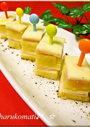おさつ&チーズのピンチョス-レシピのメイン写真