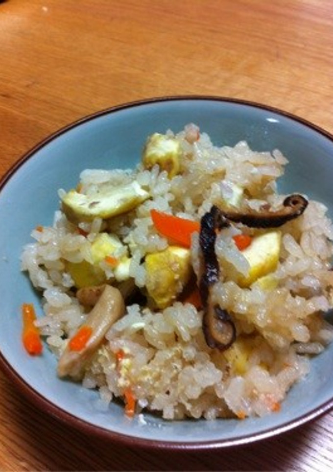 栗の炊き込みご飯-レシピのメイン写真