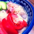 ヘルシーな豆乳サラダヌードル*