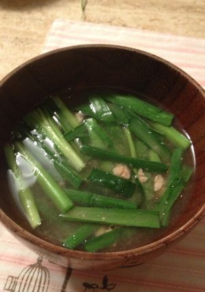 妊婦におすすめニラと納豆の味噌汁☆-レシピのメイン写真