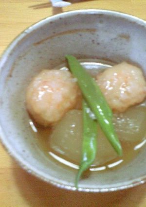 冬瓜とえびしんじょの炊き合わせ-レシピのメイン写真