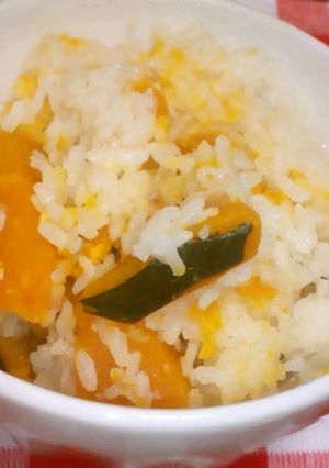 簡単☆塩麹カボチャご飯♪-レシピのメイン写真