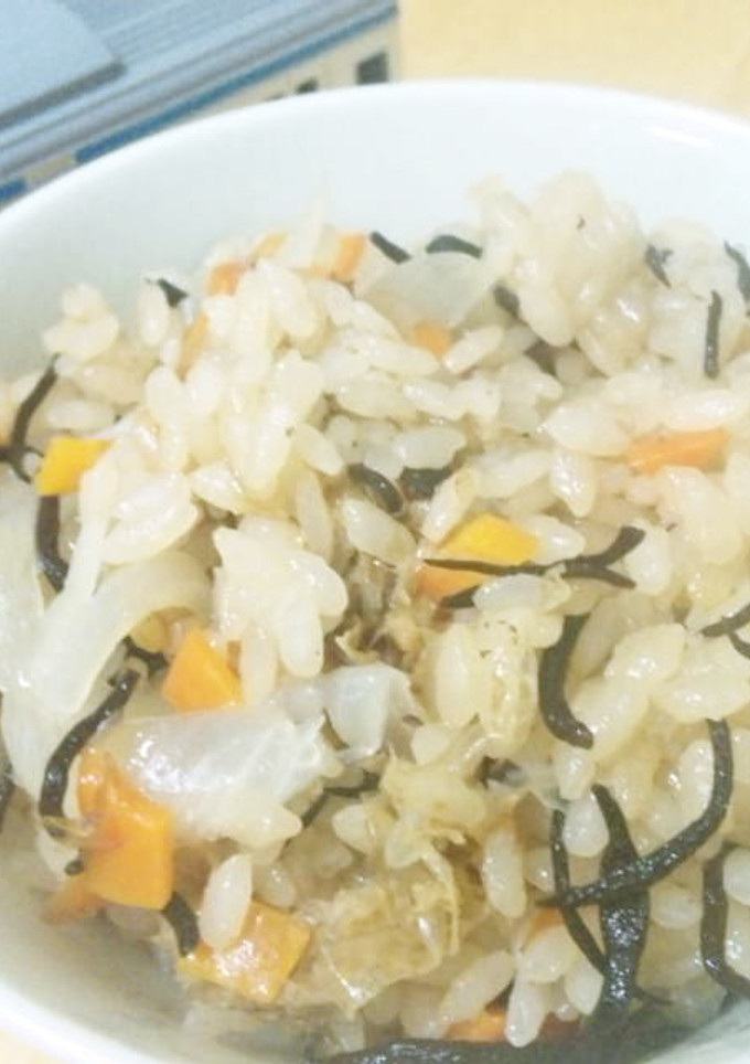 簡単　炊飯器でひじきの炊き込みご飯♪-レシピのメイン写真