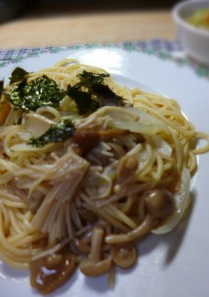 無加水鍋で・和風きのこスパゲッティー-レシピのメイン写真