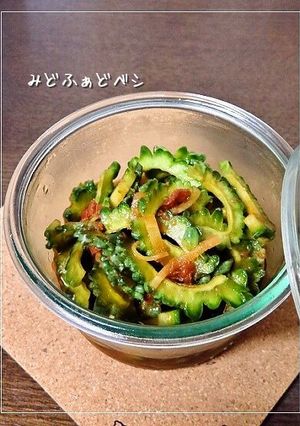 簡単✿シャキシャキ♪ゴーヤの漬物-レシピのメイン写真