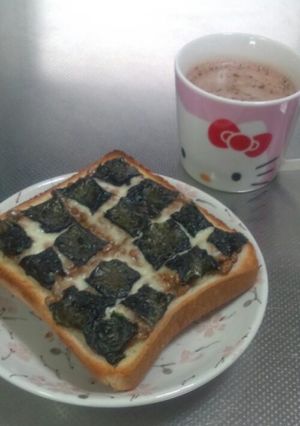 納豆トースト-レシピのメイン写真
